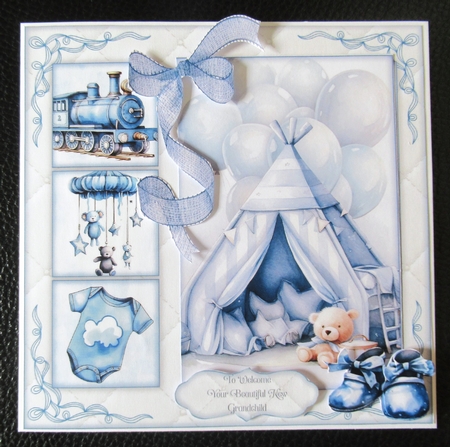 New Baby (Blue) MIni Kit  by Davina Rundle
