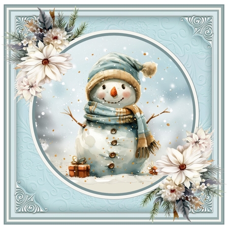 Smiling Snowman by Davina Rundle