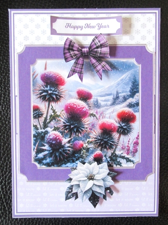 CHRISTMAS THISTLES by Davina Rundle