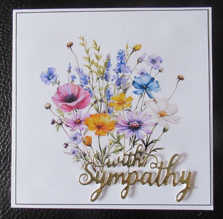 Meadow Flowers Card Toppers by Davina Rundle
