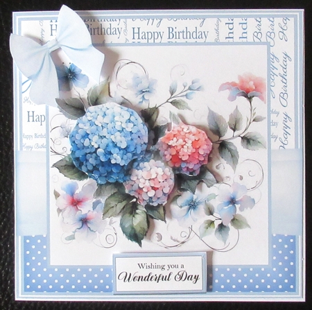 Pretty Blue Hydrangea by Davina Rundle