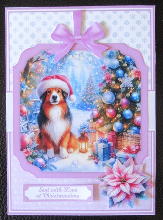 PRETTY CHRISTMAS DOGS by Davina Rundle