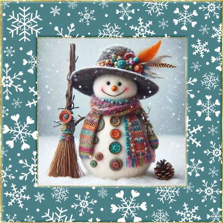 Boho Snowmen by Davina Rundle