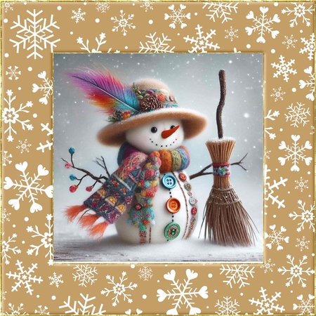 Boho Snowmen by Davina Rundle
