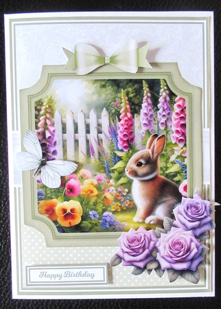 COTTAGE GARDEN BUNNIES by Davina Rundle