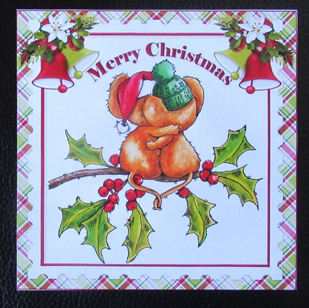 7x7 Christmas critters 2 choice of four mini kit  by Davina Rundle