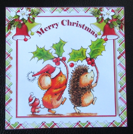 7x7 Christmas critters 2 choice of four mini kit  by Davina Rundle