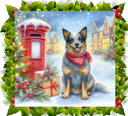 Christmas Dog Mail For You 2 by Davina Rundle