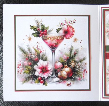 Christmas Cocktails Mini Page Kit by Davina Rundle