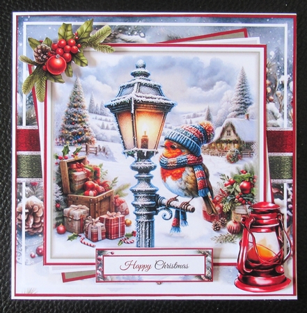 Festive Robin Mini Page Kit by Davina Rundle
