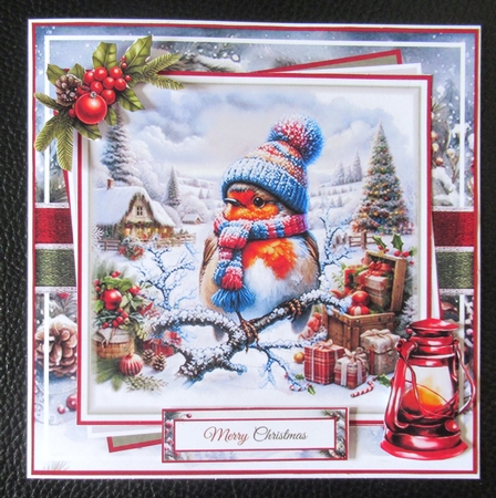 Festive Robin Mini Page Kit by Davina Rundle