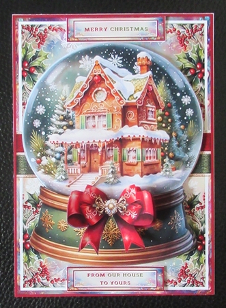 Gingerbread House Snow Globe Mini Page Kit by Davina Rundle