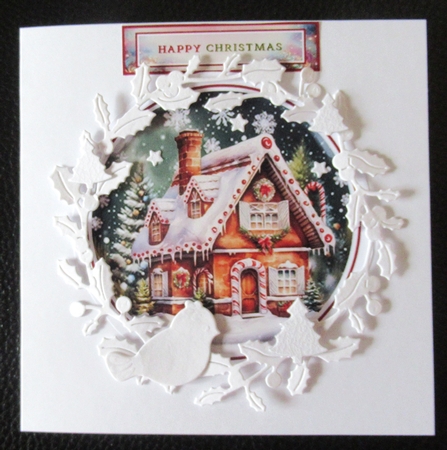 Gingerbread House Snow Globe Mini Page Kit by Davina Rundle