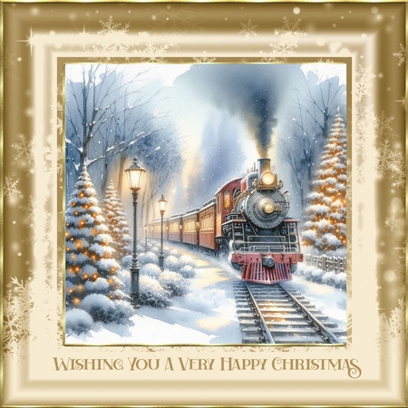 Christmas Train by Davina Rundle