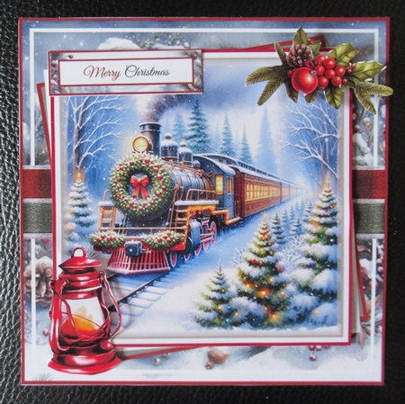 Christmas Train Mini Page Kit by Davina Rundle