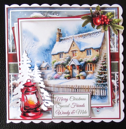 Christmas Cottage Mini Page Kit by Davina Rundle