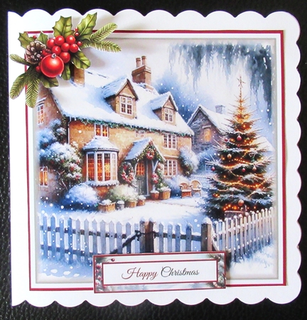Christmas Cottage Mini Page Kit by Davina Rundle