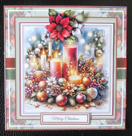 Christmas Candle Display Mini Page Kit by Davina Rundle