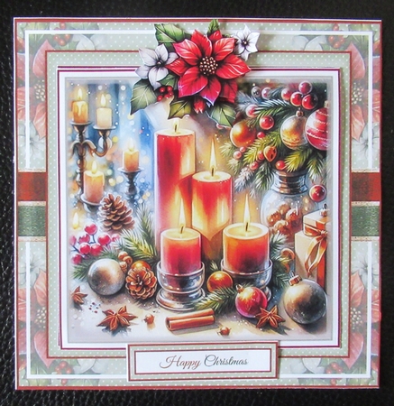Christmas Candle Display Mini Page Kit by Davina Rundle