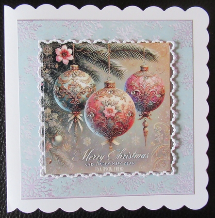Pastel Christmas Balls by Davina Rundle