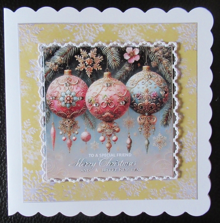 Pastel Christmas Balls by Davina Rundle