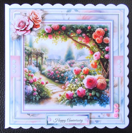 Beautiful Rose Garden Mini Page Kit by Davina Rundle