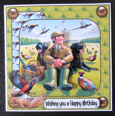 resting hunter 7x7 by Davina Rundle