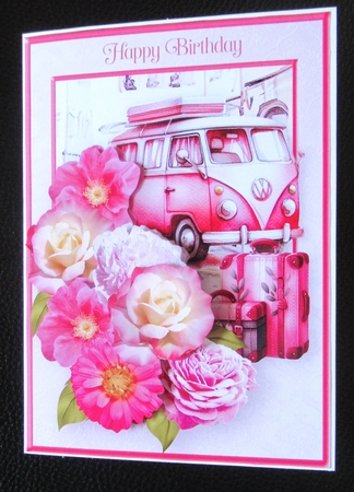 Summer Holiday - 2 Way Decoupage Card Mini Kit by Davina Rundle