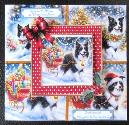 Jingle Bell Sleigh Dogs 13 by Davina Rundle
