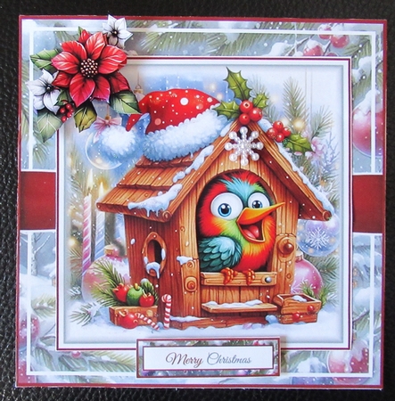 Festive Bird House Mini Page Kit by Davina Rundle