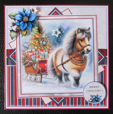 Jingle Bells Sleigh 02 Mini Page Kit by Davina Rundle