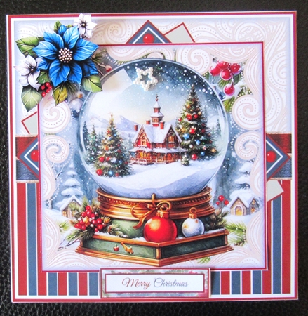 Festive Snow Globe Mini Page Kit by Davina Rundle