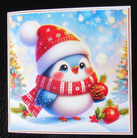 Little Bird Christmas Tweets Card & Toppers Set by Davina Rundle