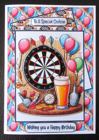 Birthday dartboard by Davina Rundle