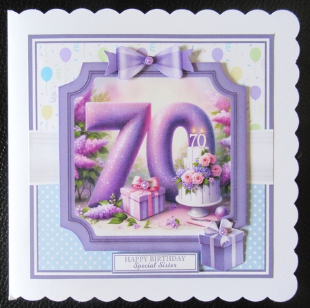 BIRTHDAY AGES 60, 65, 70, by Davina Rundle