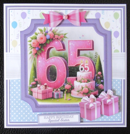 BIRTHDAY AGES 60, 65, 70, by Davina Rundle