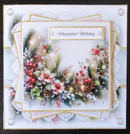 Winter Floral Sparkle Bumper Set No.1 by Davina Rundle