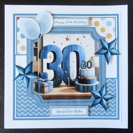 BIRTHDAY NUMBERS 30, 40, 50 - men - REQUEST by Davina Rundle