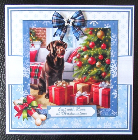 CHOCOLATE LABRADORS CHRISTMAS - REQUEST by Davina Rundle
