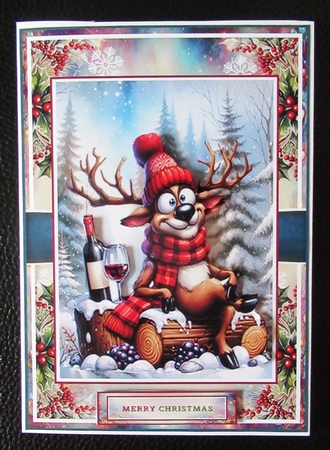 Whimsical Reindeer Mini Page Kit by Davina Rundle