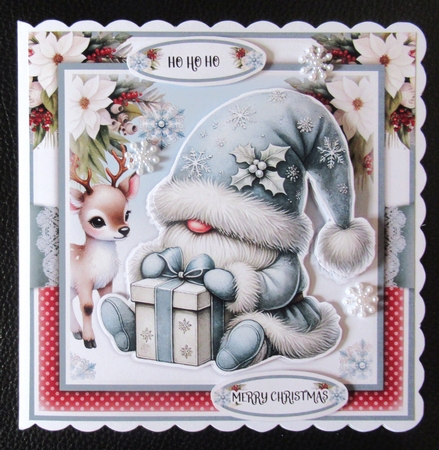 Blue Christmas Gnome 2 Mini Kit by Davina Rundle