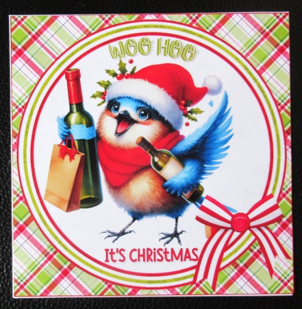 6x6 Christmas birds of joy choice of four mini kit by Davina Rundle