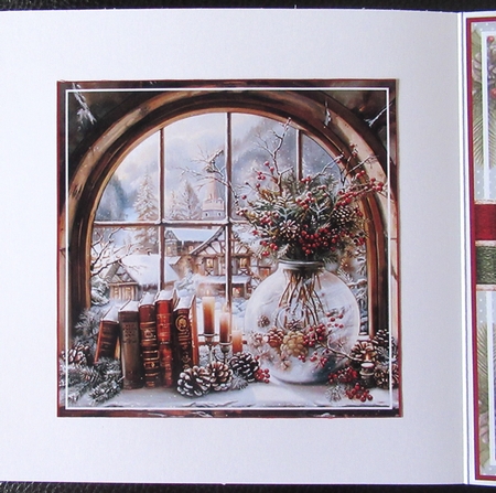 Vintage Christmas Window Mini Page Kit by Davina Rundle