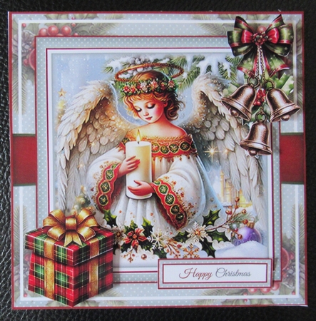 Vintage Christmas Angel Mini Page Kit by Davina Rundle