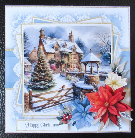 Wishing Well Christmas Cottage by Davina Rundle