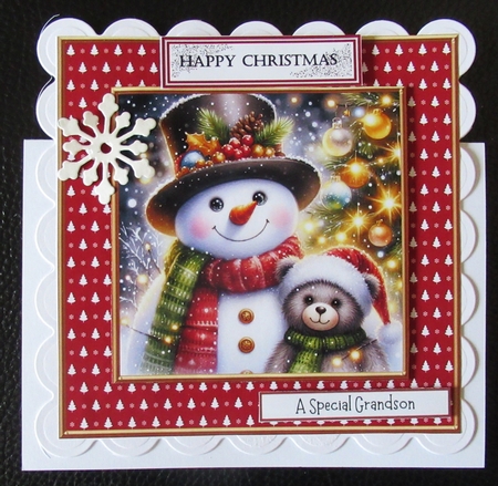 Snowman and Bear 1 by Davina Rundle