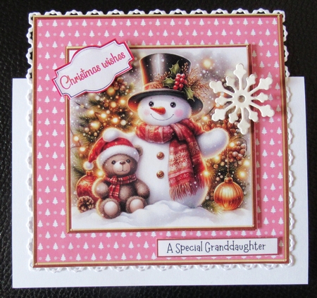 Snowman and Bear 1 by Davina Rundle