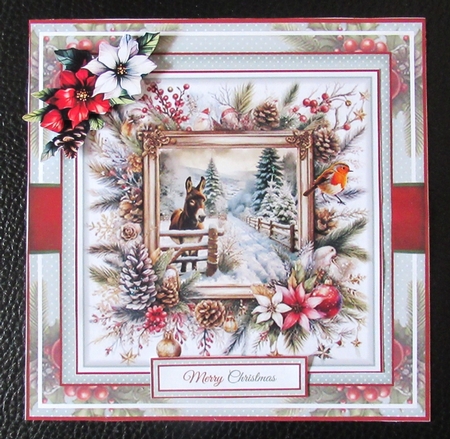 Winter Donkey Mini Page Kit by Davina Rundle