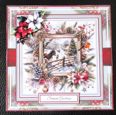 Winter Donkey Mini Page Kit by Davina Rundle