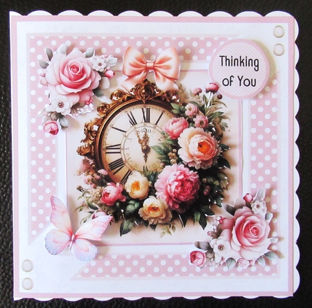 Vintage Floral Clocks by Davina Rundle